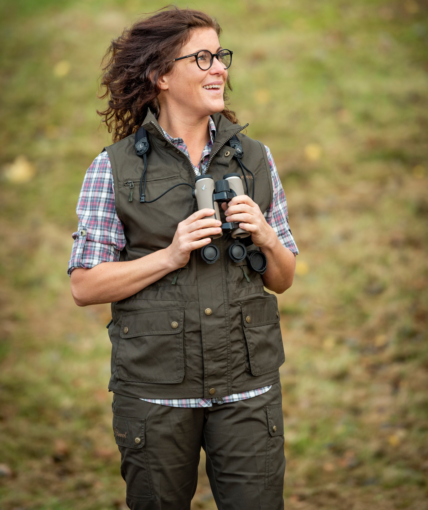 Pinewood Cumbria dameskjorte, Hvid/Koral