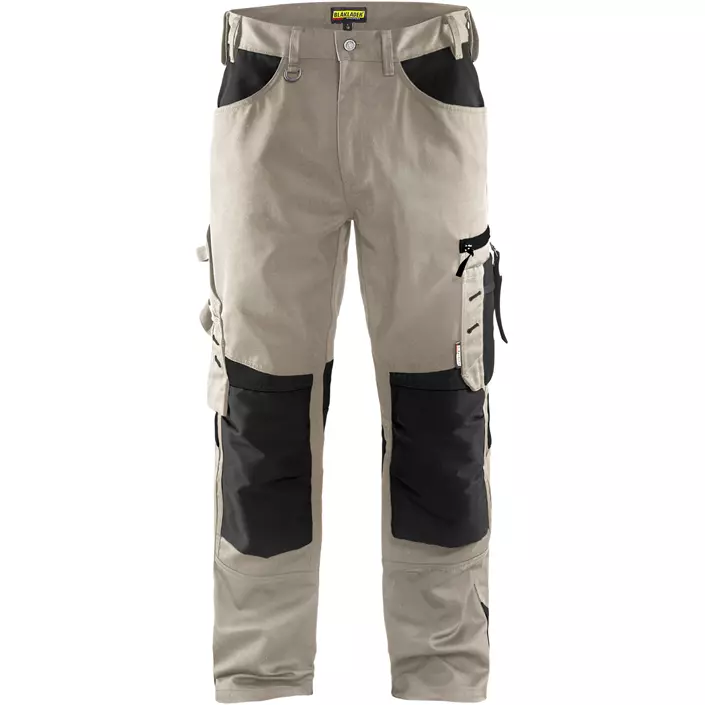 Blåkläder arbejdsbukser, Sand/Sort, large image number 0