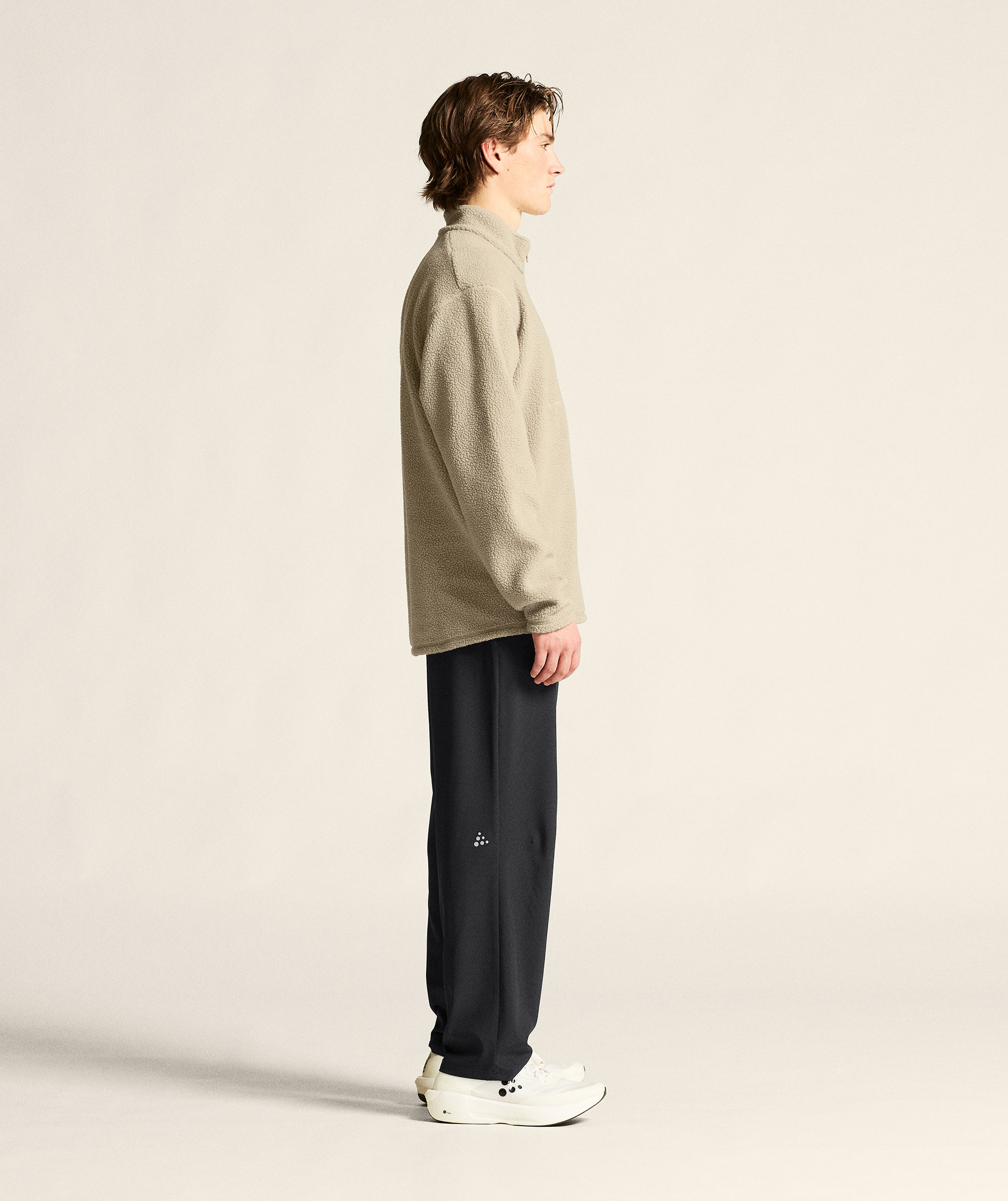 Craft Join half zip pile fleece pullover, Hay, large image number 10