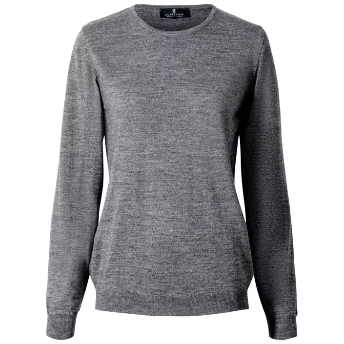 CC55 Copenhagen dame pullover with round neck, Stone, large image number 0