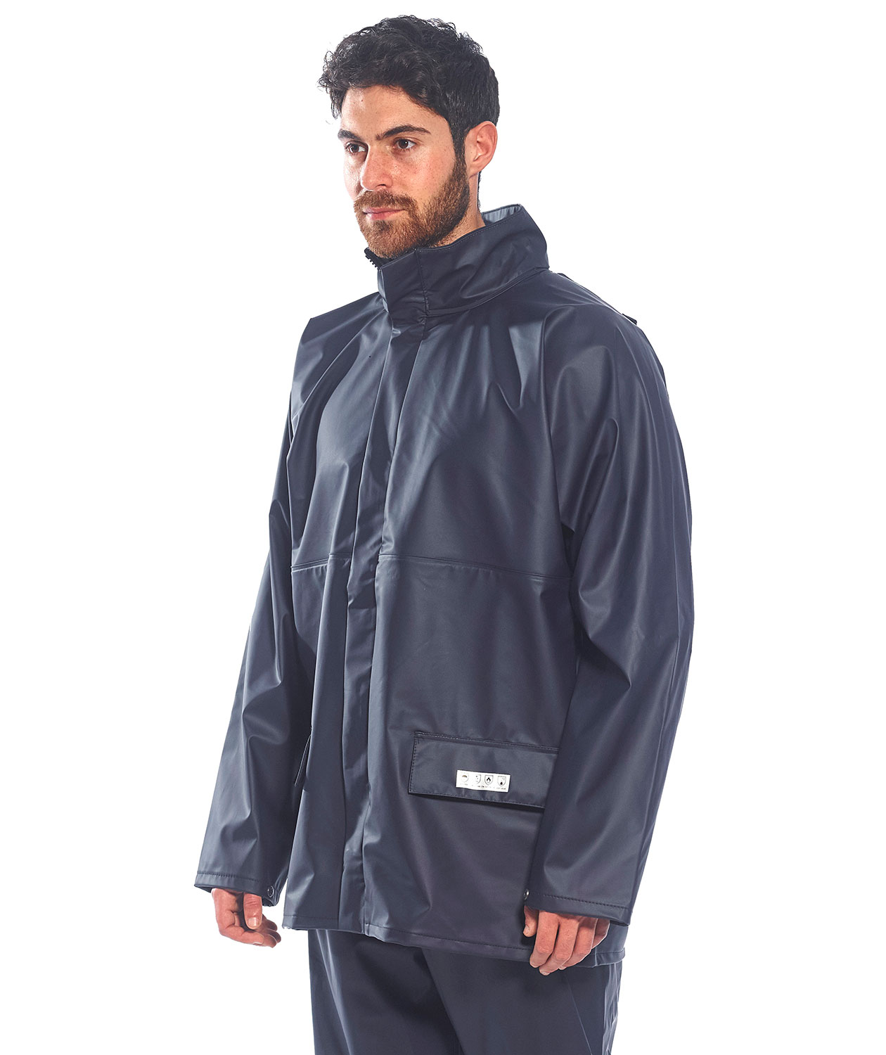 Portwest FR Sealtex rain jacket, Marine Blue, large image number 1