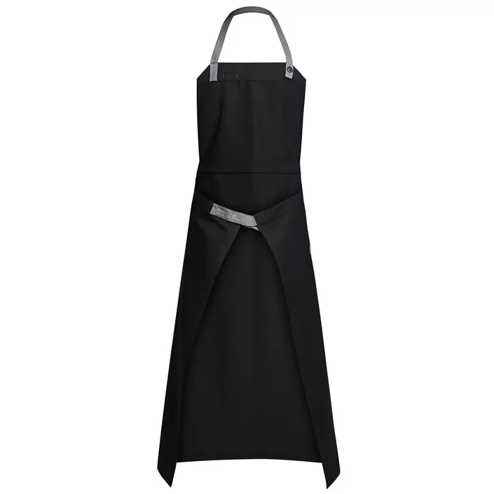 Kentaur bib apron with pockets, Black, large image number 1