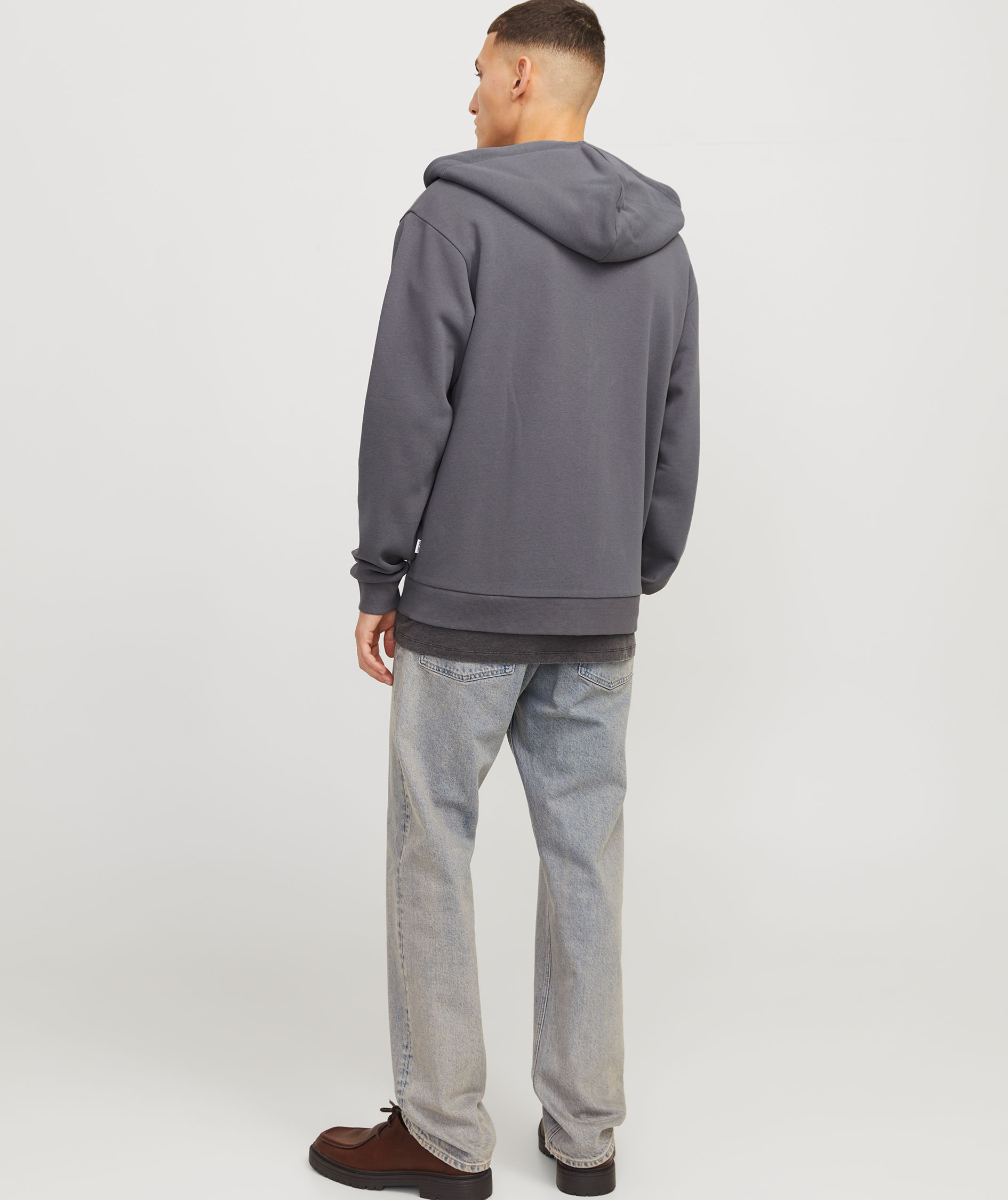 Jack & Jones JJEBRADLEY hoodie with zipper, Castlerock, large image number 2