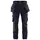 Blåkläder X1900 craftsman trousers full stretch, Dark Marine/Black, Dark Marine/Black, swatch