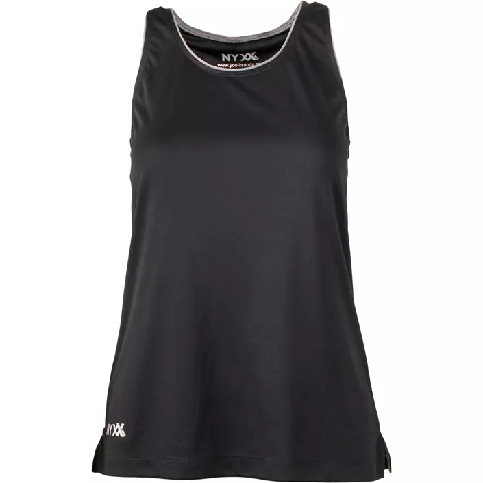 NYXX Dynamic fitted women's tank top, Black, large image number 0