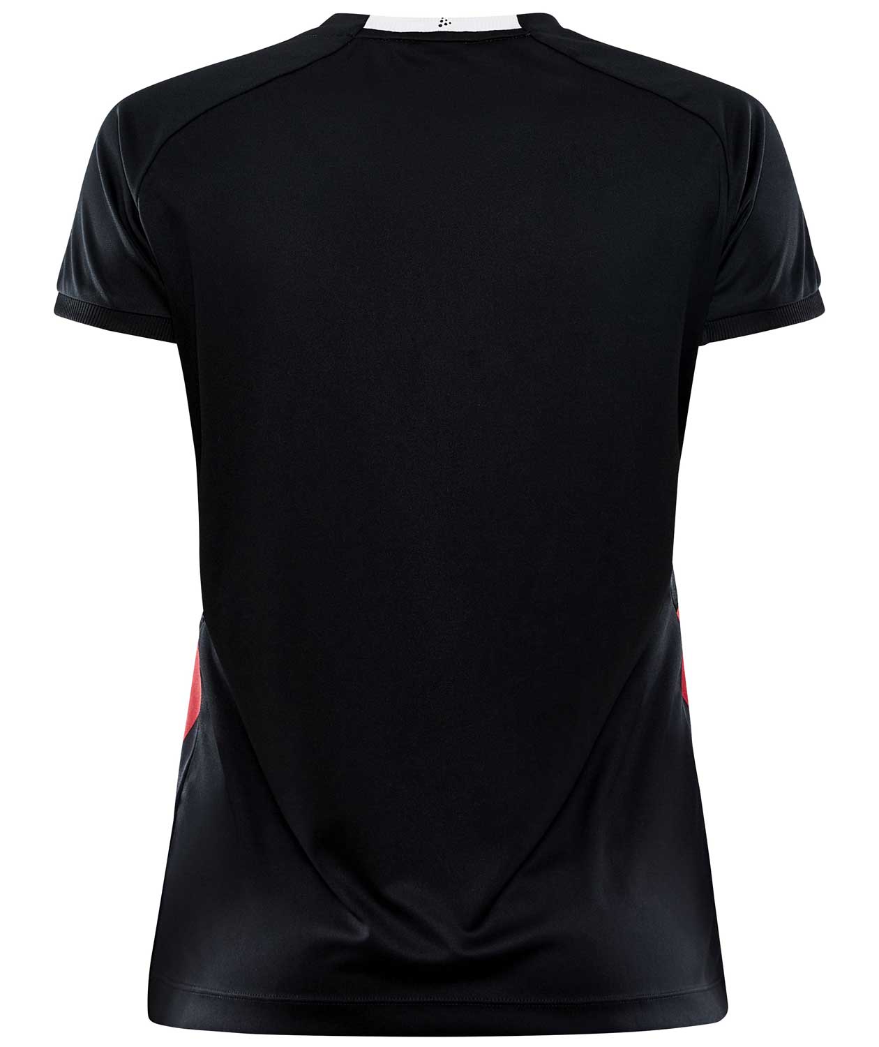 Craft Progress 2.0 Stripe Jersey dame T-skjorte, Svart/R&oslash;d, large image number 2