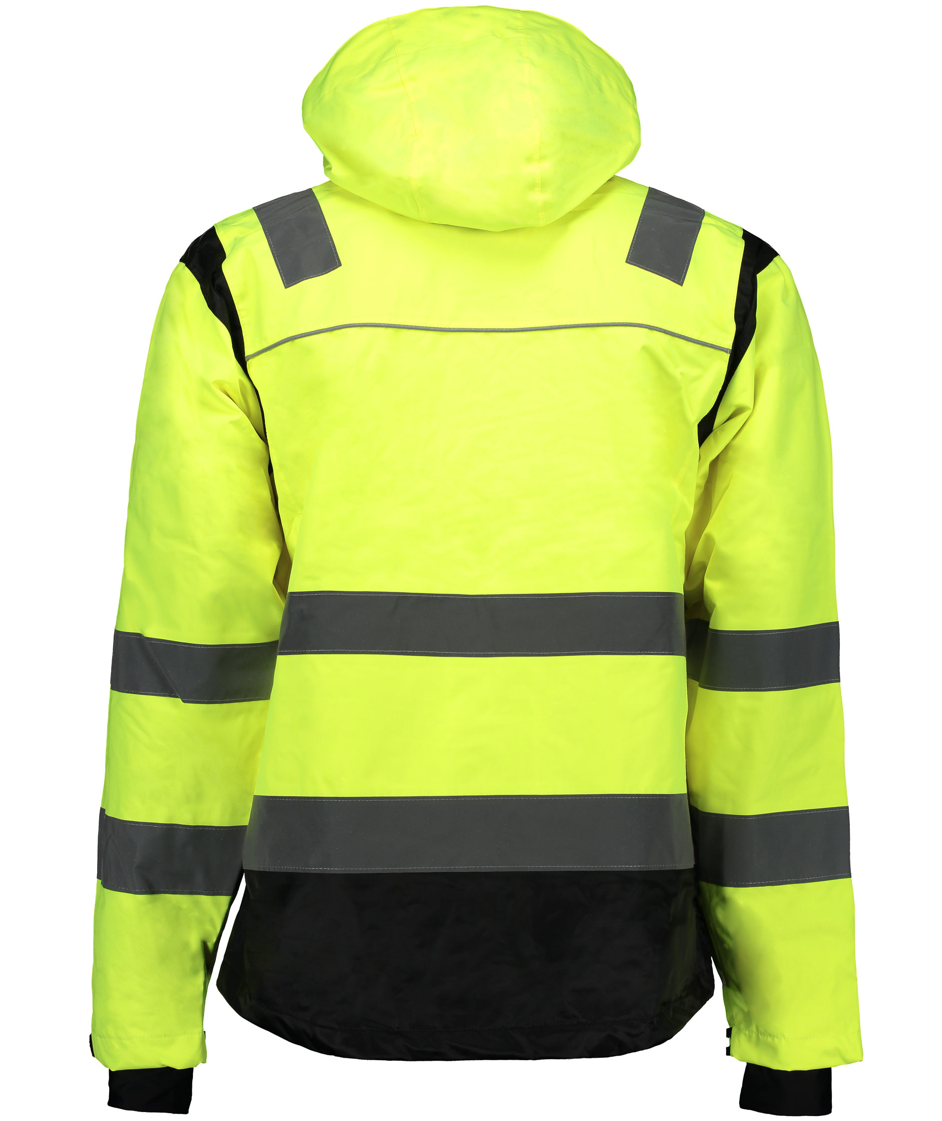 Vidar V4010 shell jacket, Hi-vis Yellow/Black