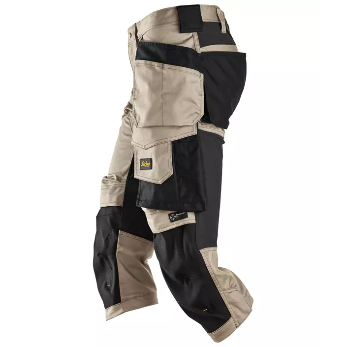 Snickers AllroundWork craftsman knee pants 6142, Khaki/Black, large image number 3