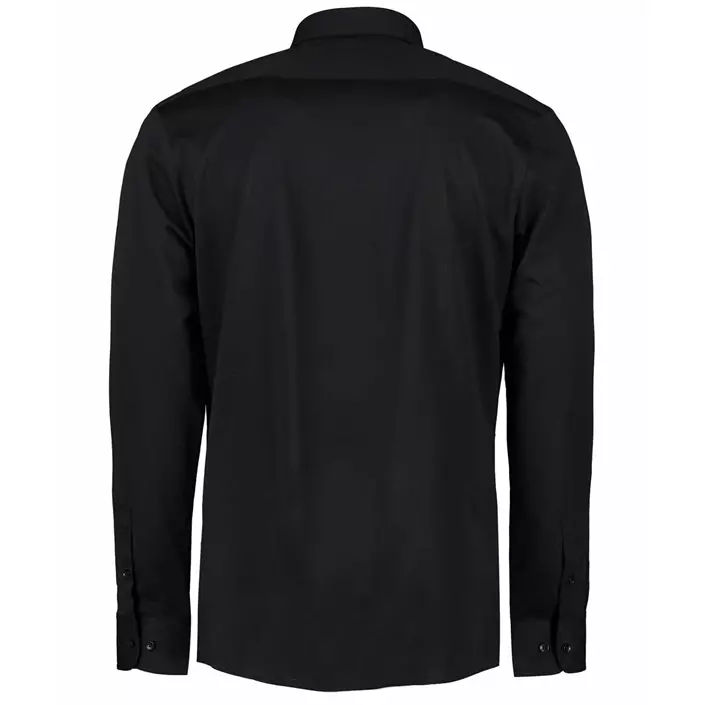 Seven Seas Slim fit jerseyshirt, Black, large image number 1