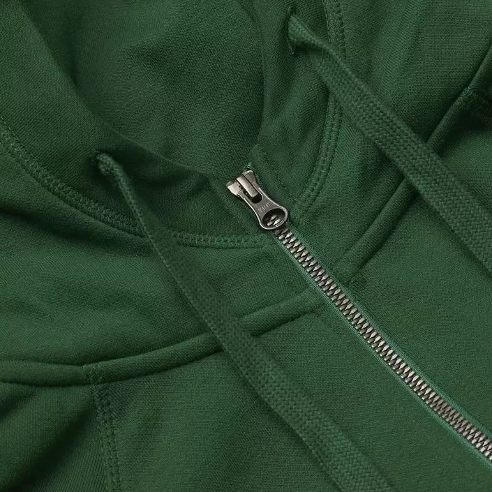 ID women's hoodie with full zipper, Bottle Green, large image number 3