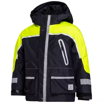 Ildhu CPH Norly winter jacket for kids, Navy/Yellow