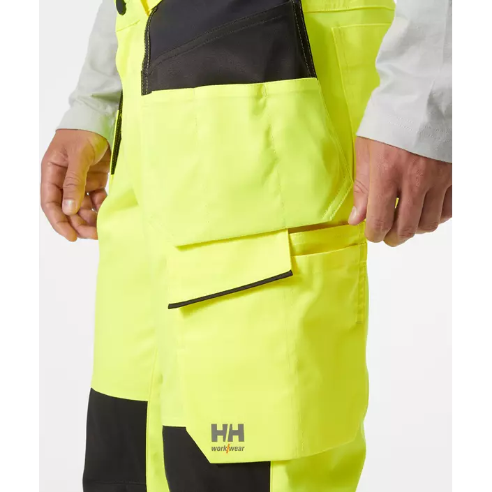 Helly Hansen UC-ME craftsman trousers, Hi-vis yellow/Ebony, large image number 5