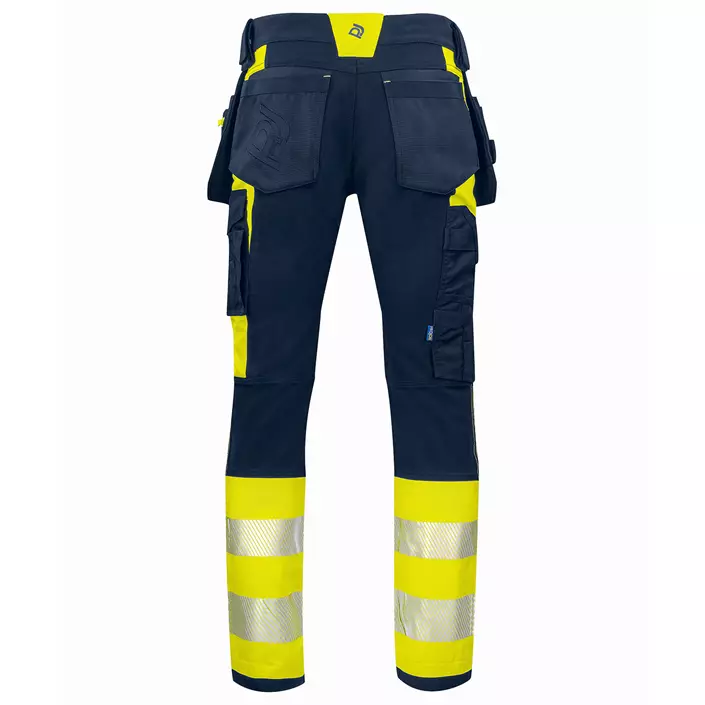ProJob craftsman trousers 6540, Hi-Vis yellow/marine, large image number 1