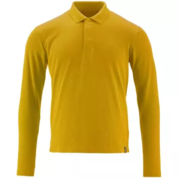 Mascot Crossover long-sleeved polo shirt, Curry Yellow
