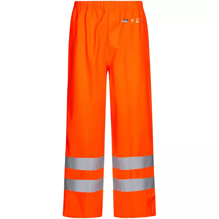 Lyngsøe PU rain trousers, Hi-vis Orange, large image number 0