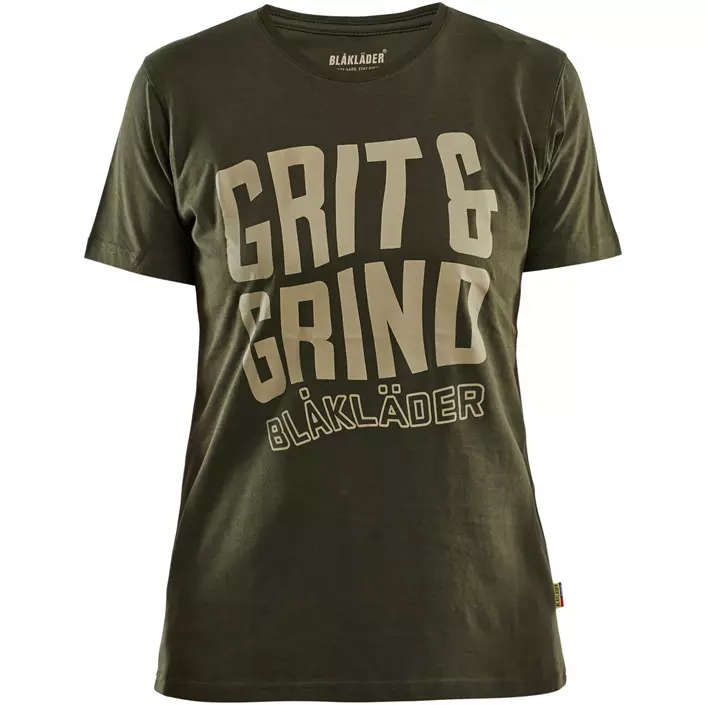 Blåkläder Grit and Grind dame T-shirt, Skovgrøn, large image number 0