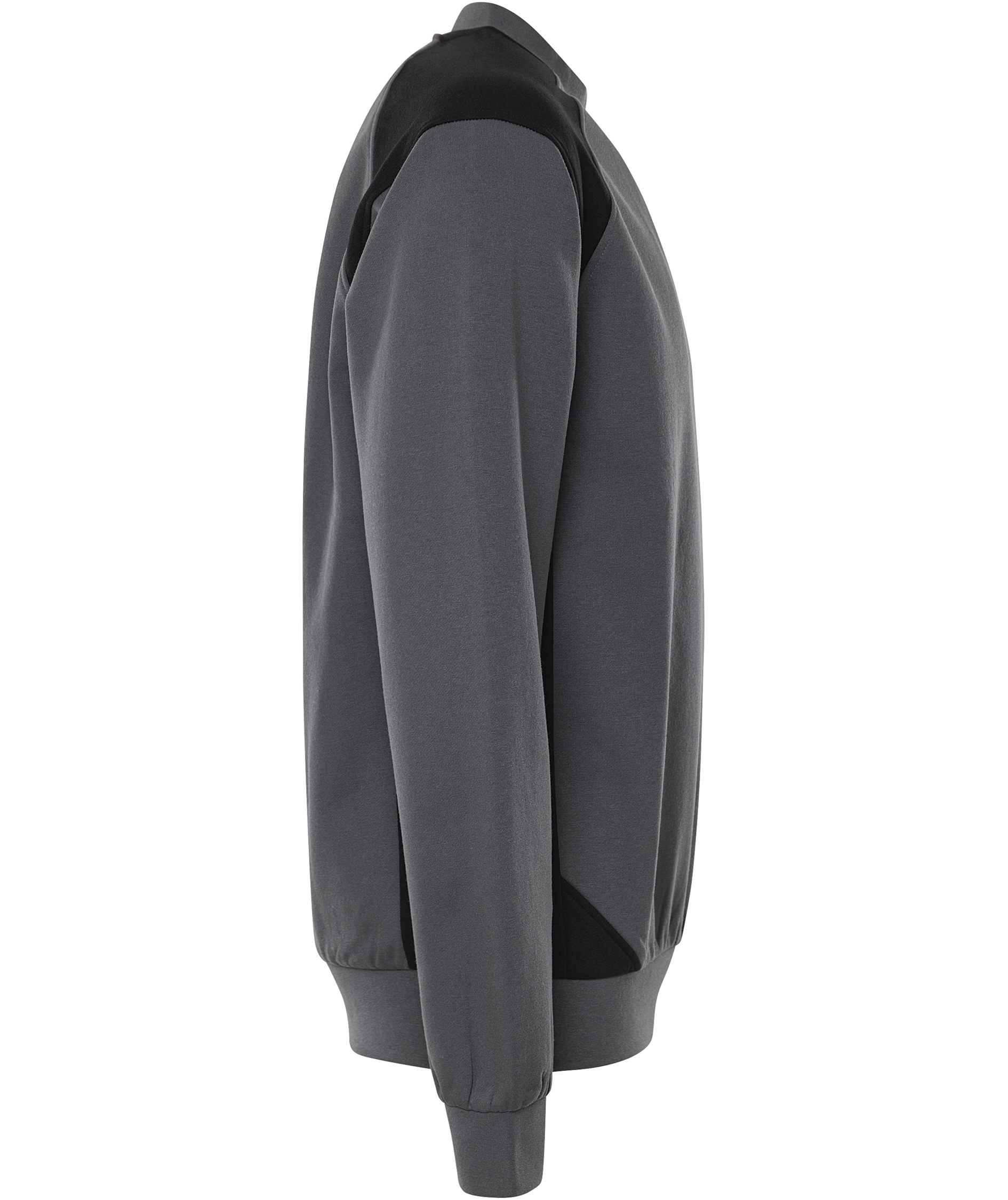 Fristads collegegenser 7048 GSM, Gr&aring;/Svart, large image number 2