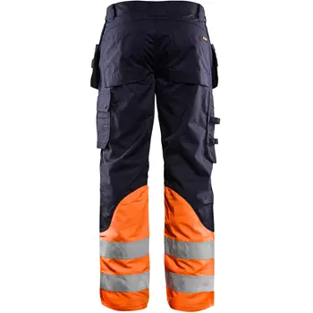 Blåkläder Multinorm craftsman trousers, Marine/Hi-Vis Orange