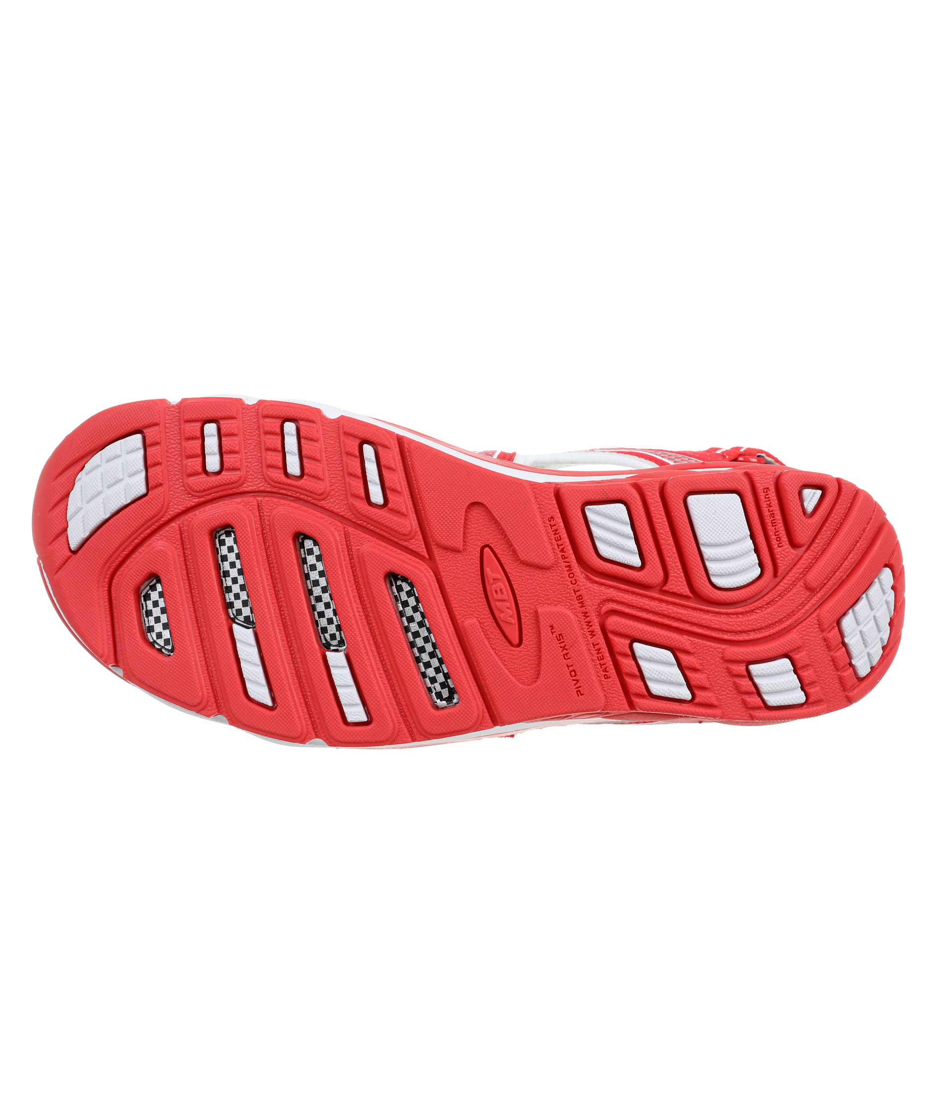 MBT Lila 6 sandaler dam, Red, large image number 4