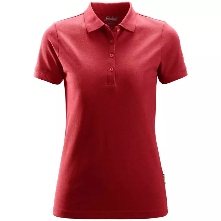 Snickers women's polo shirt 2702, Chili Red, large image number 0