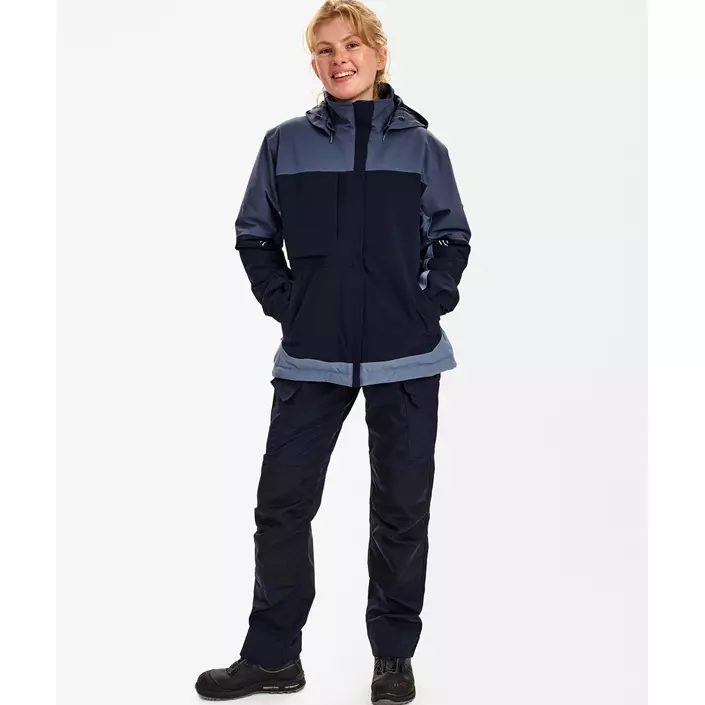 Engel Entire vinterjacka dam, Deep Blue/Dark Sea, large image number 1