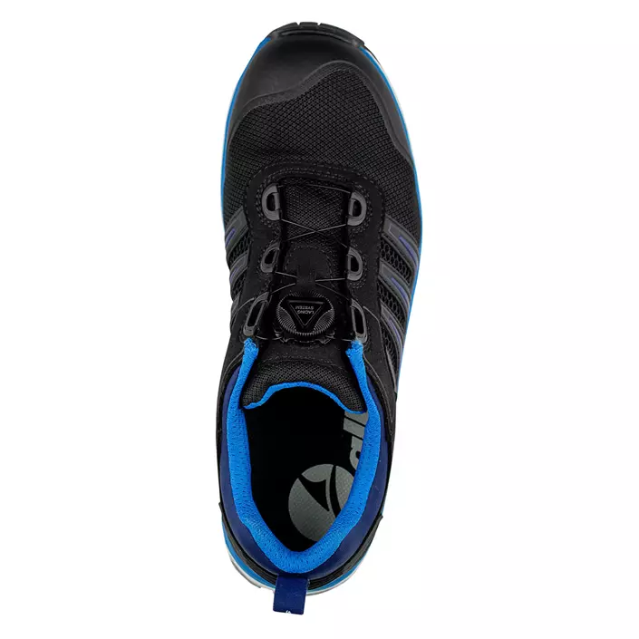 Albatros Breeze Impulse Low QL safety shoes S1P, Black/Blue, large image number 3