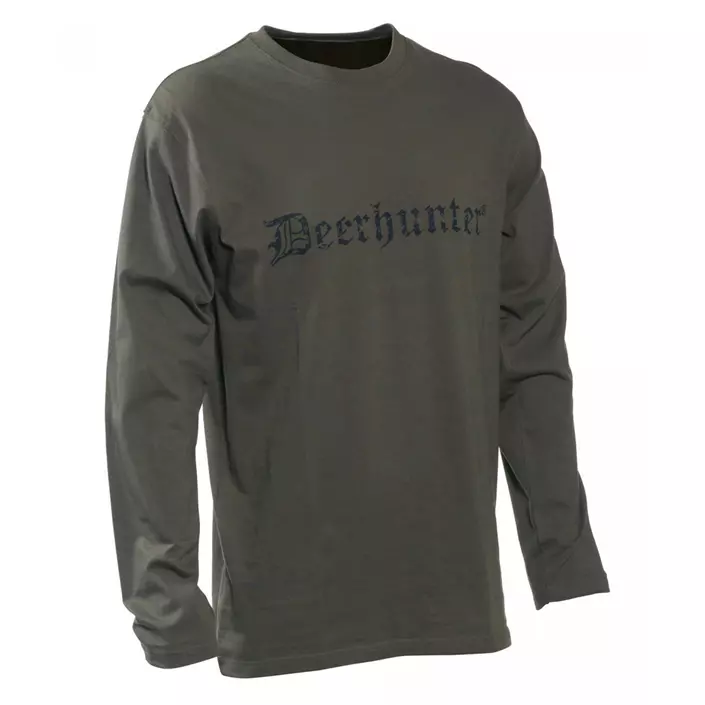 Deerhunter langærmet T-shirt, Bark Green, large image number 0