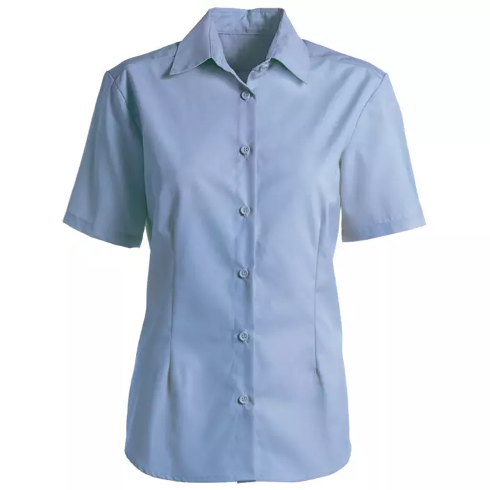 Kentaur modern fit short-sleeved women's shirt, Blue Melange, large image number 0