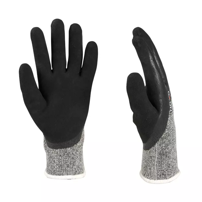 OX-ON Cut Supreme 9603 wintergloves with cut resistance Cut D, Black/Grey, large image number 3