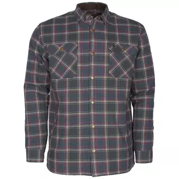 Pinewood Finnveden Checked regular fit lined lumberjack shirt, Dark blue/Red