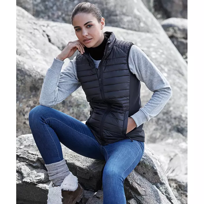 Tee Jays Crossover women's bodywarmer/vest, Black, large image number 1