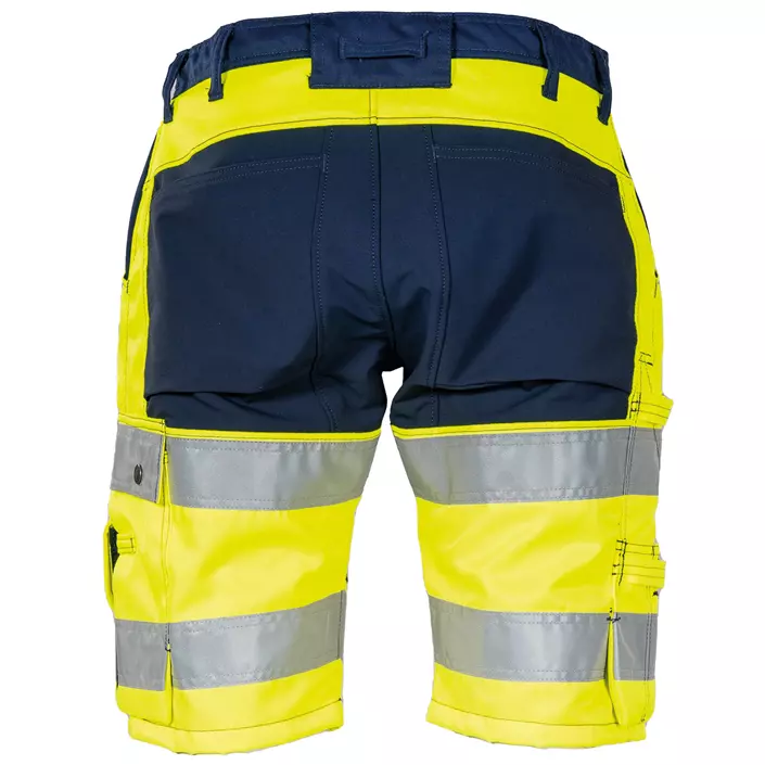 Tranemo Vision HV work shorts, Hi-Vis yellow/marine, large image number 1