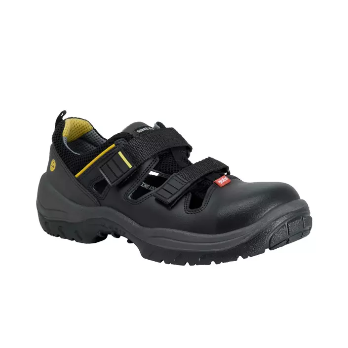 Jalas 3100 Monza Grip safety sandals S1, Black, large image number 2