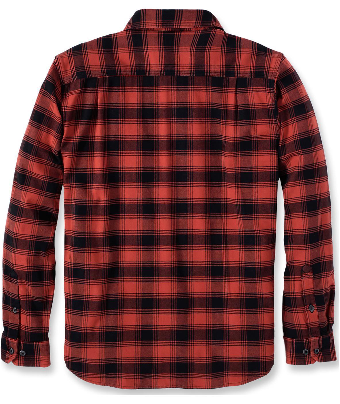 Carhartt  Midweight flannelskjorte, Red Ochre, large image number 2