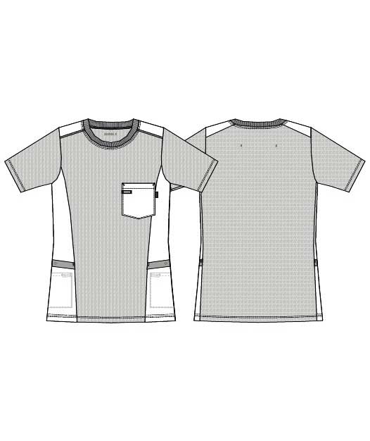 Kentaur women's pique T-shirt, Orange Melange, large image number 2