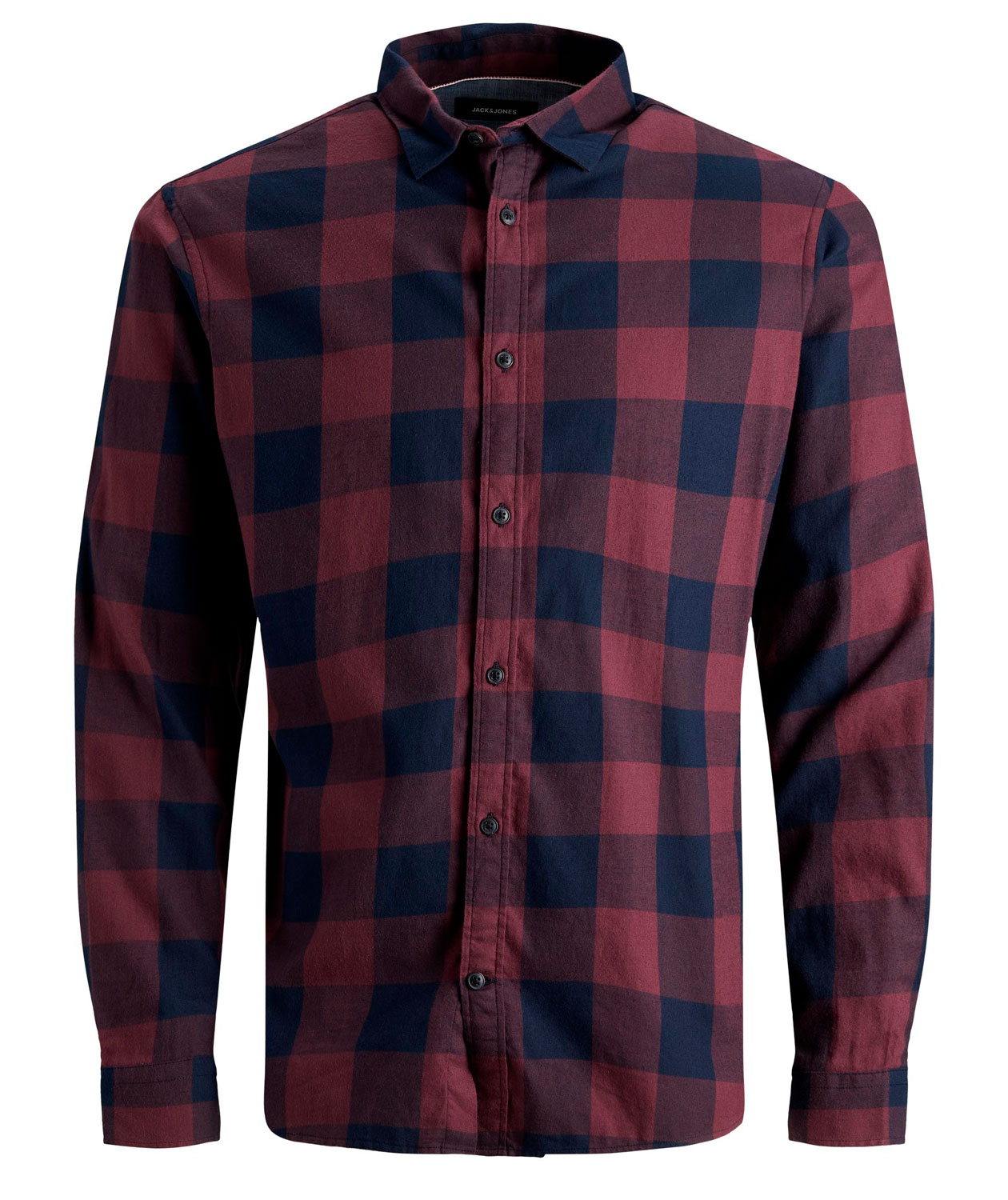 Jack & Jones JJEGINGHAM Slim fit twill skogsarbetare skjorta, Port Royale, Port Royale, swatch