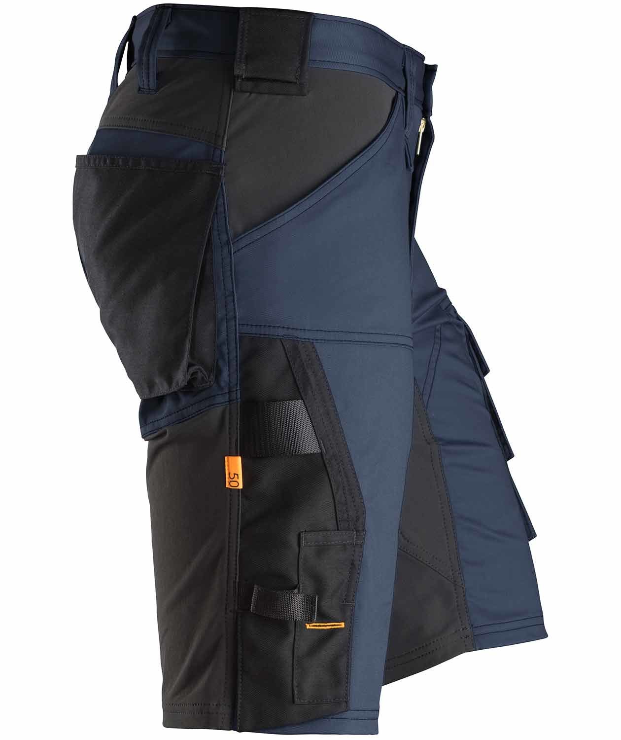 Snickers AllroundWork arbejdsshorts 6143, Navy/Sort, large image number 3