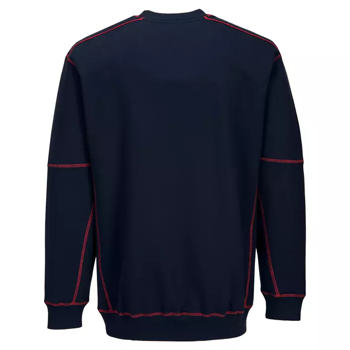 Portwest sweatshirt, Marine/Rød, large image number 1