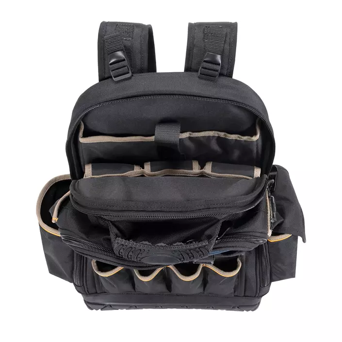 CLC Work Gear 1133 Premium tool backpack 27L, Black, Black, large image number 8