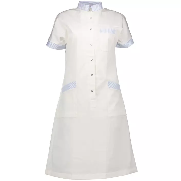 Borch Textile women's dress, White/Blue Striped, large image number 0
