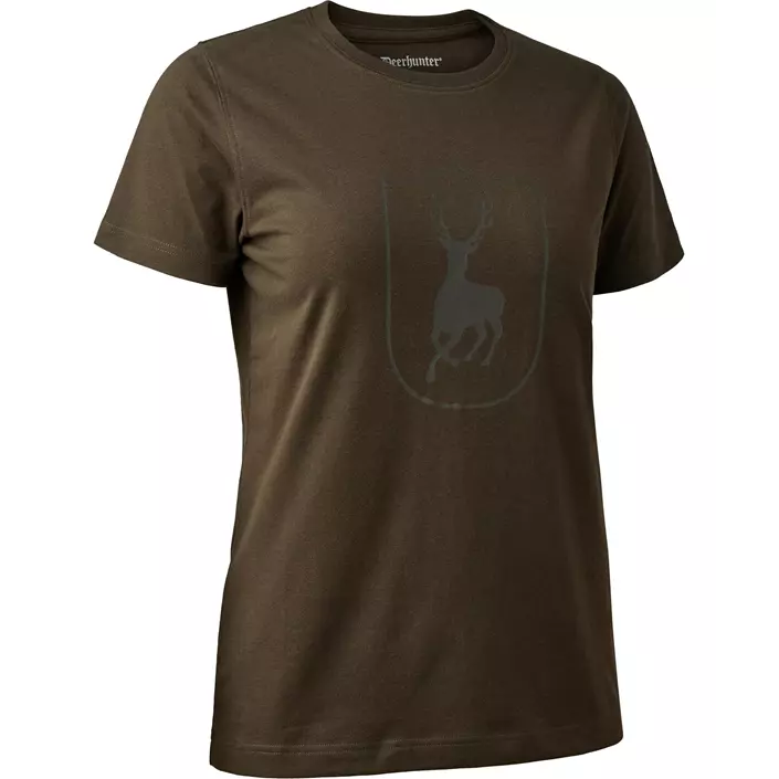 Deerhunter Lady Logo T-skjorte, Fallen Leaf, large image number 0