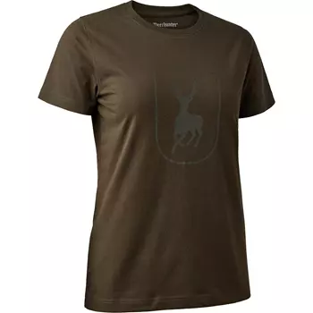 Deerhunter Lady Logo T-shirt, Fallen Leaf