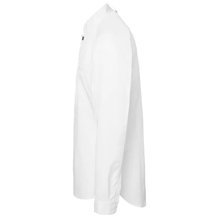 Segers 1027 slim fit chefs shirt, White, large image number 3