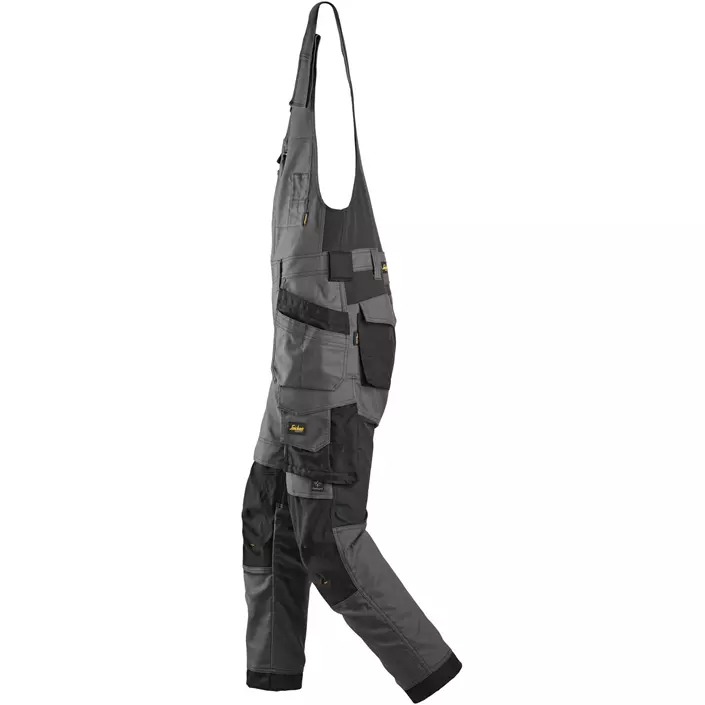 Snickers håndværker helbukser 6014, Steel Grey/Black, large image number 3