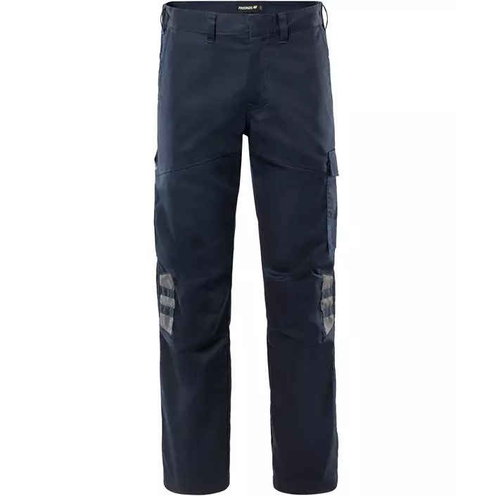 Fristads service trousers 2930 GWM, Marine Blue/Grey, large image number 0