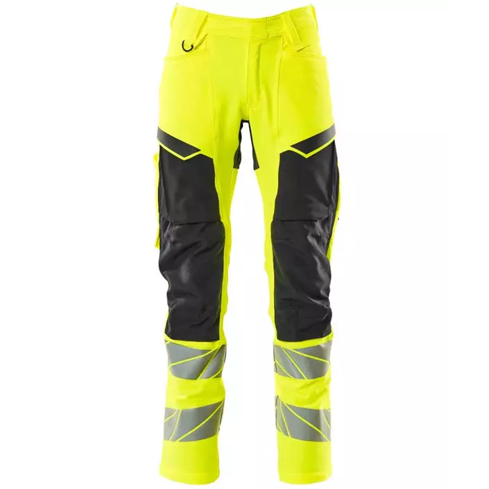 Mascot Accelerate Safe work trousers full stretch, Hi-vis Yellow/Black, large image number 0