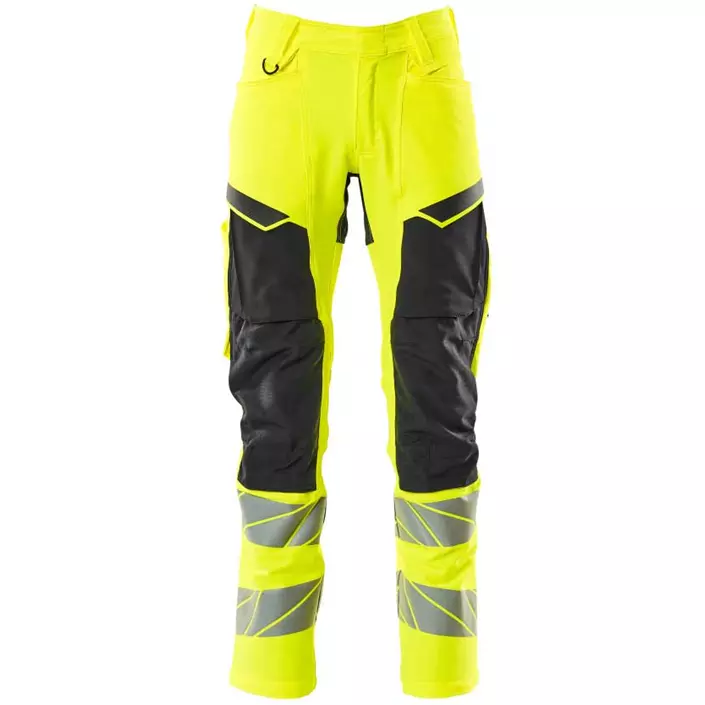 Mascot Accelerate Safe work trousers full stretch, Hi-vis Yellow/Black, large image number 0
