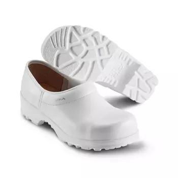 2nd quality product Sika flex safety clogs with heel cover S2, White