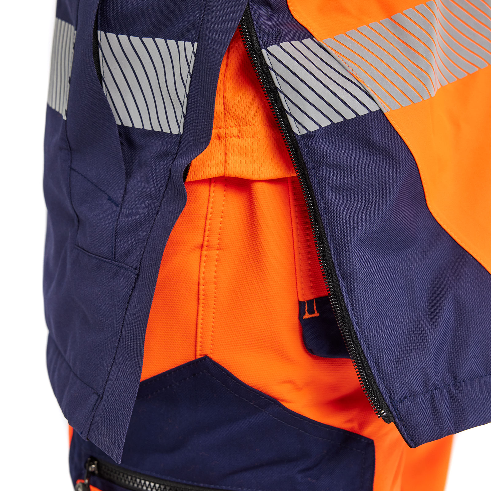 Bl&aring;kl&auml;der winter parka, Hi-Vis Orange/Navy, large image number 6