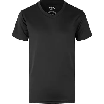 ID  Yes Active T-shirt for kids, Black